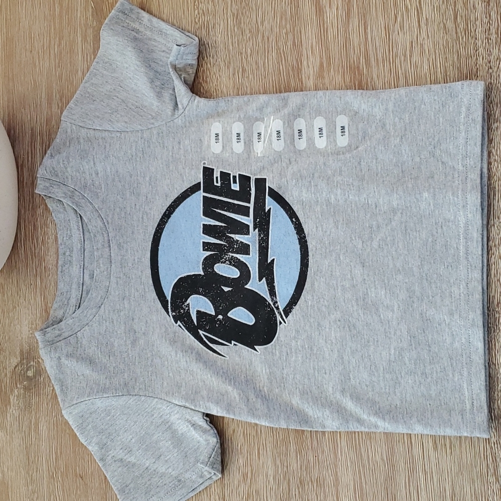 New Bowie toddler tshirt